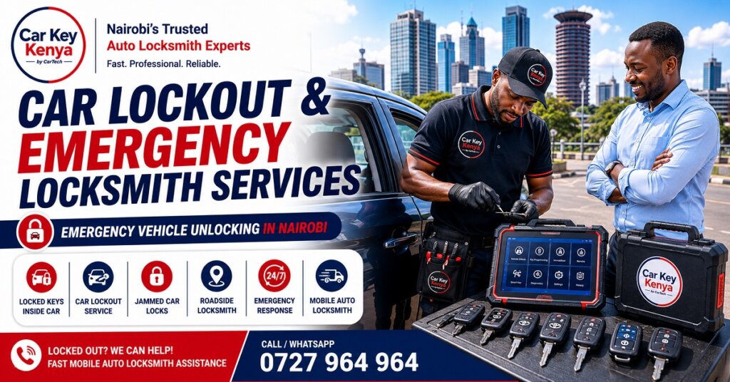 Car Lockout Emergency Locksmith Services in Nairobi Kenya