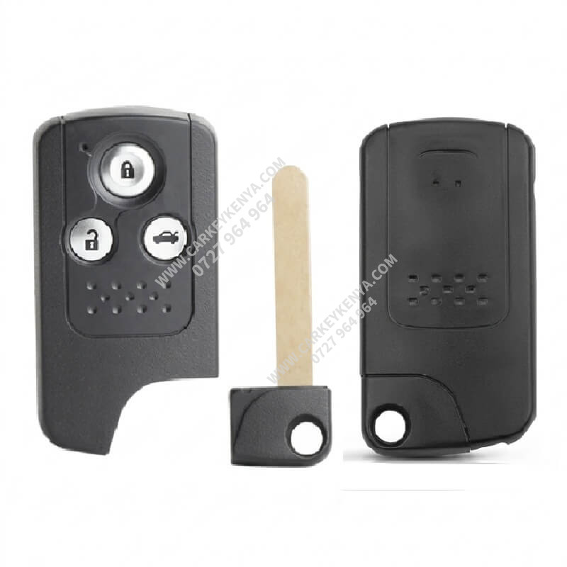 Honda Accord Twist knob key fron and back view
