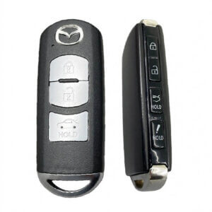 Mazda Atenza smart key first and second generation-front view