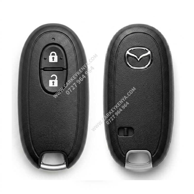 Mazda Carol smart key front and back view Kenya