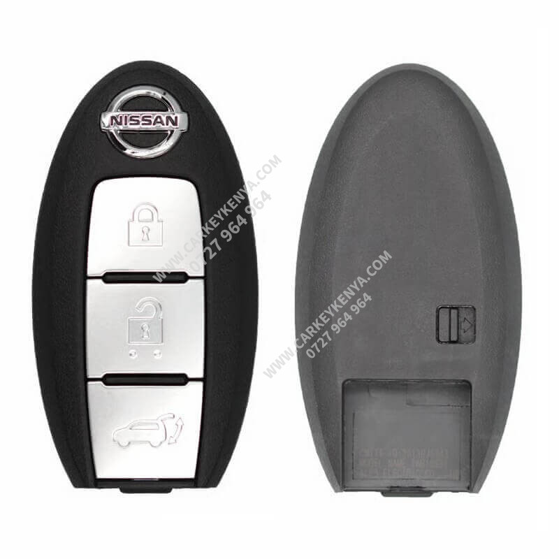 Nissan Latio Smart Key front & back view