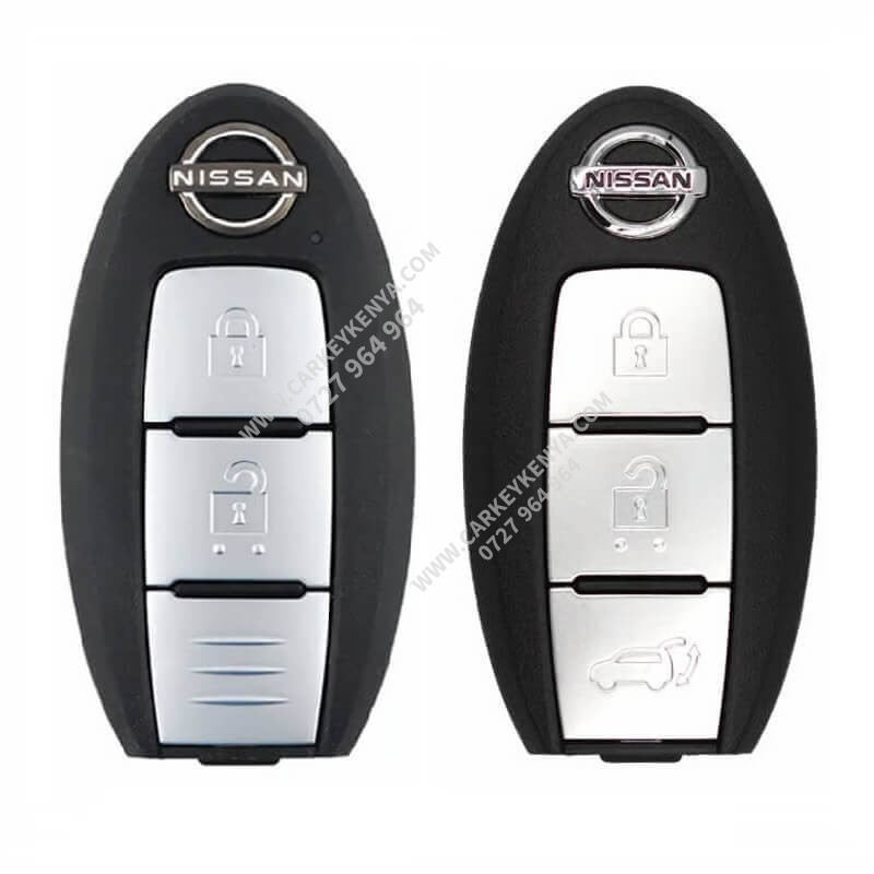 Nissan Latio smart key duplication in Kenya front view