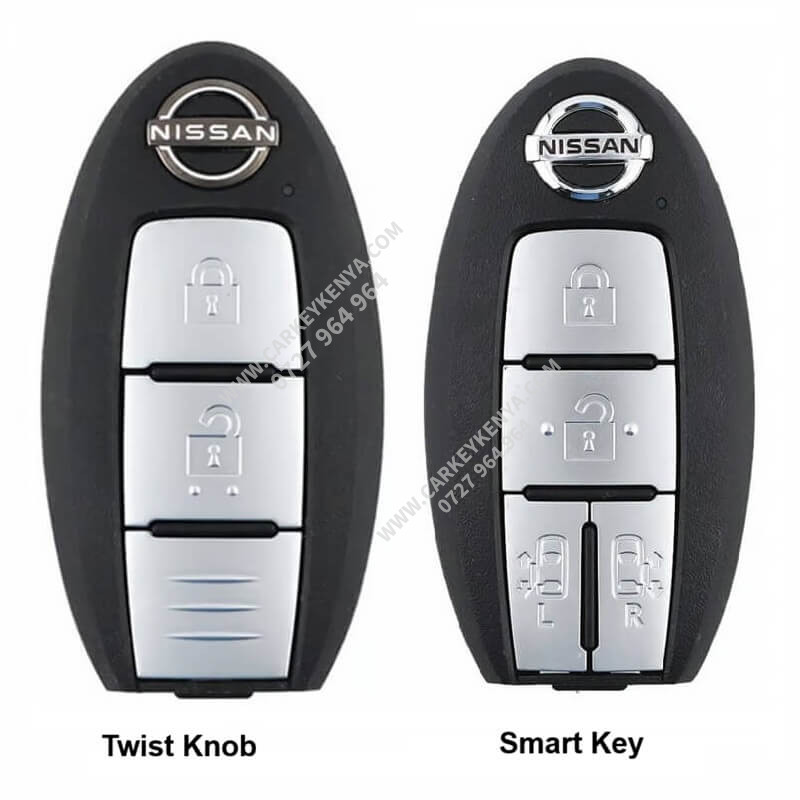 Nissan Murano Smart Key & Twist Knob front view