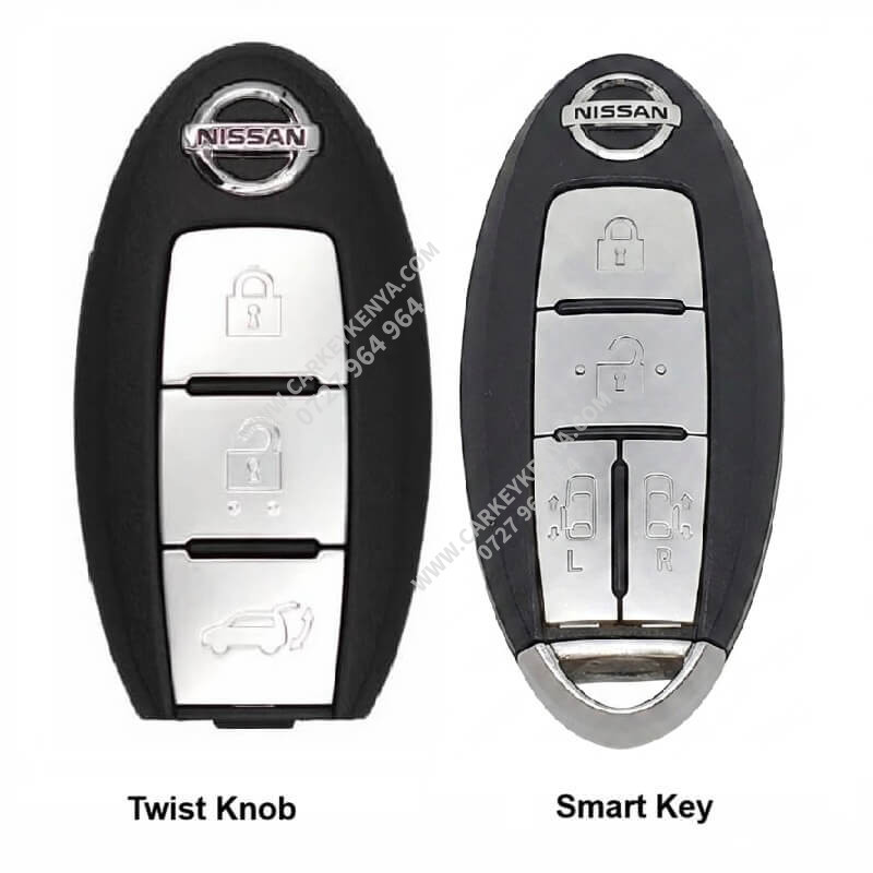 Nissan Patrol Twist Knob & Smart Key front view