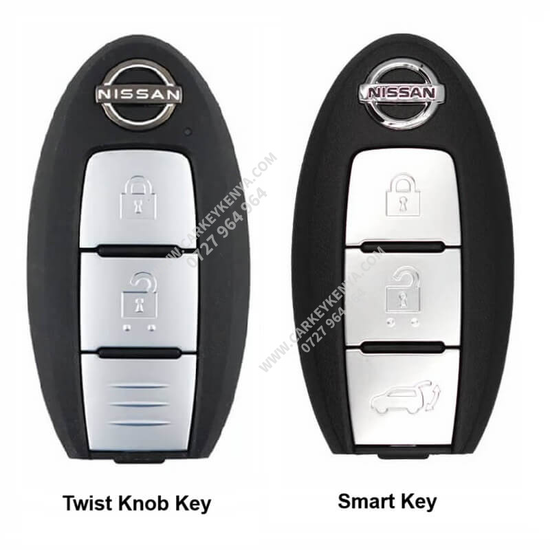 Nissan Qashqai smart key in Kenya front view