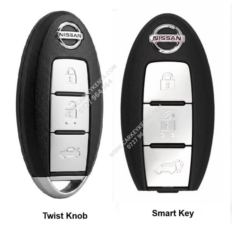 Nissan Skyline Twist Knob & Smart Key duplication front view