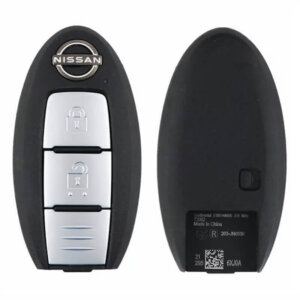 Nissan Wingroad smart key front and back view