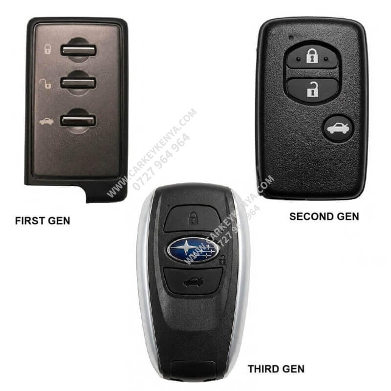 Subaru Impreza smart key front view Kenya