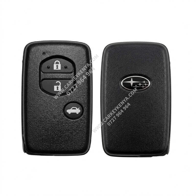 Subaru Impreza smart key second generation- front & back view Kenya