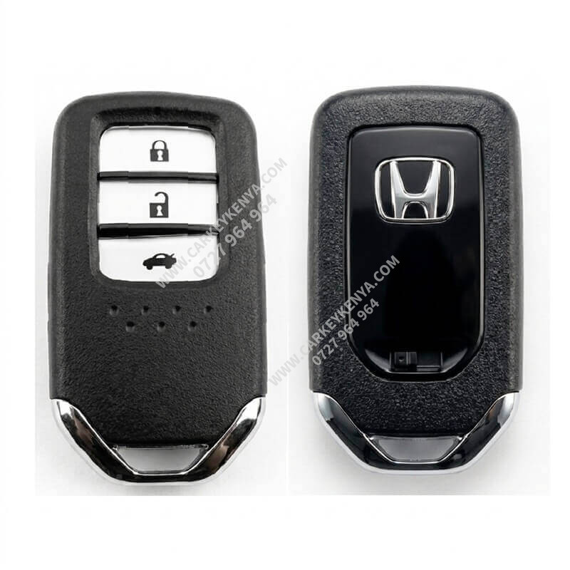 Honda Civic smart key front and back view