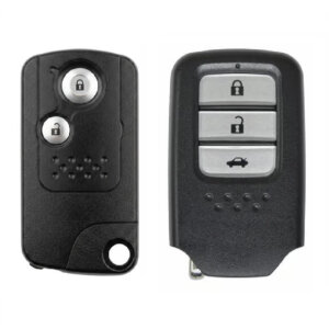 Honda Fit smart key vs twist knob comparison front view